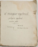 Tübingai pályairat kézirata